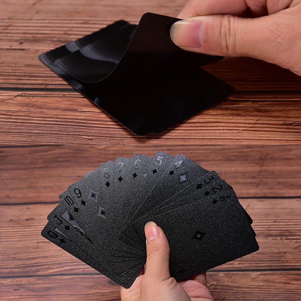 Matte Black Paying Cards Deck