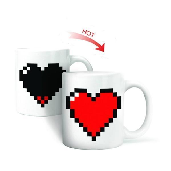 Heated Heart Mug